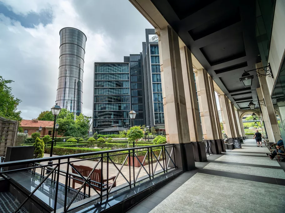 A grade building of Servcorp Capital Square Tower 3 Perth in the centre of the CBD